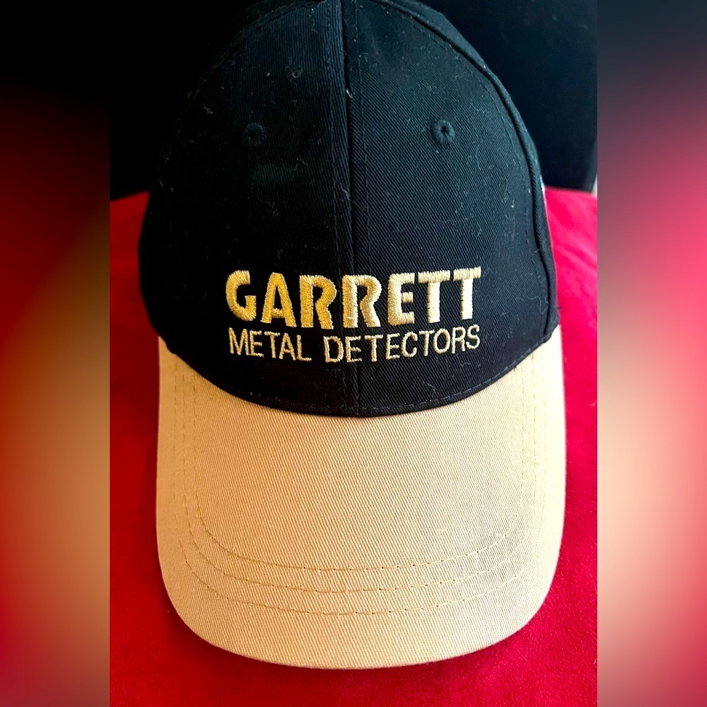 Garrett Metal Detectors 50th Years Black and brown Hat Cap NWOT